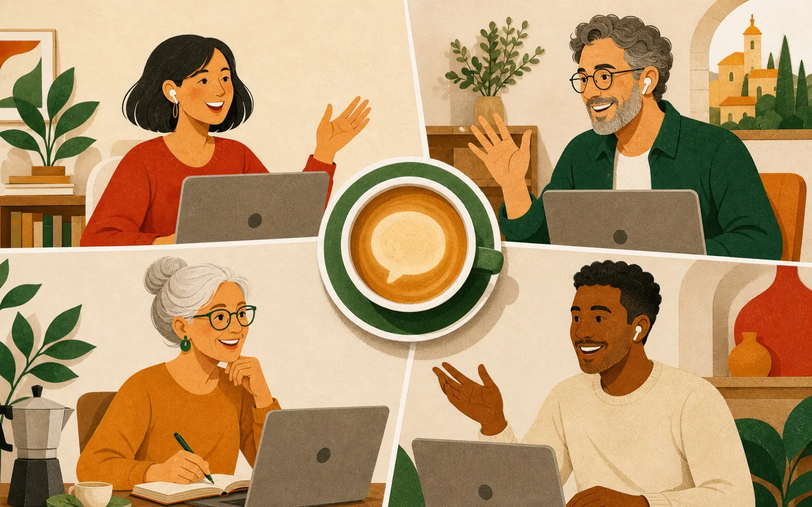 Friendly online Italian group class