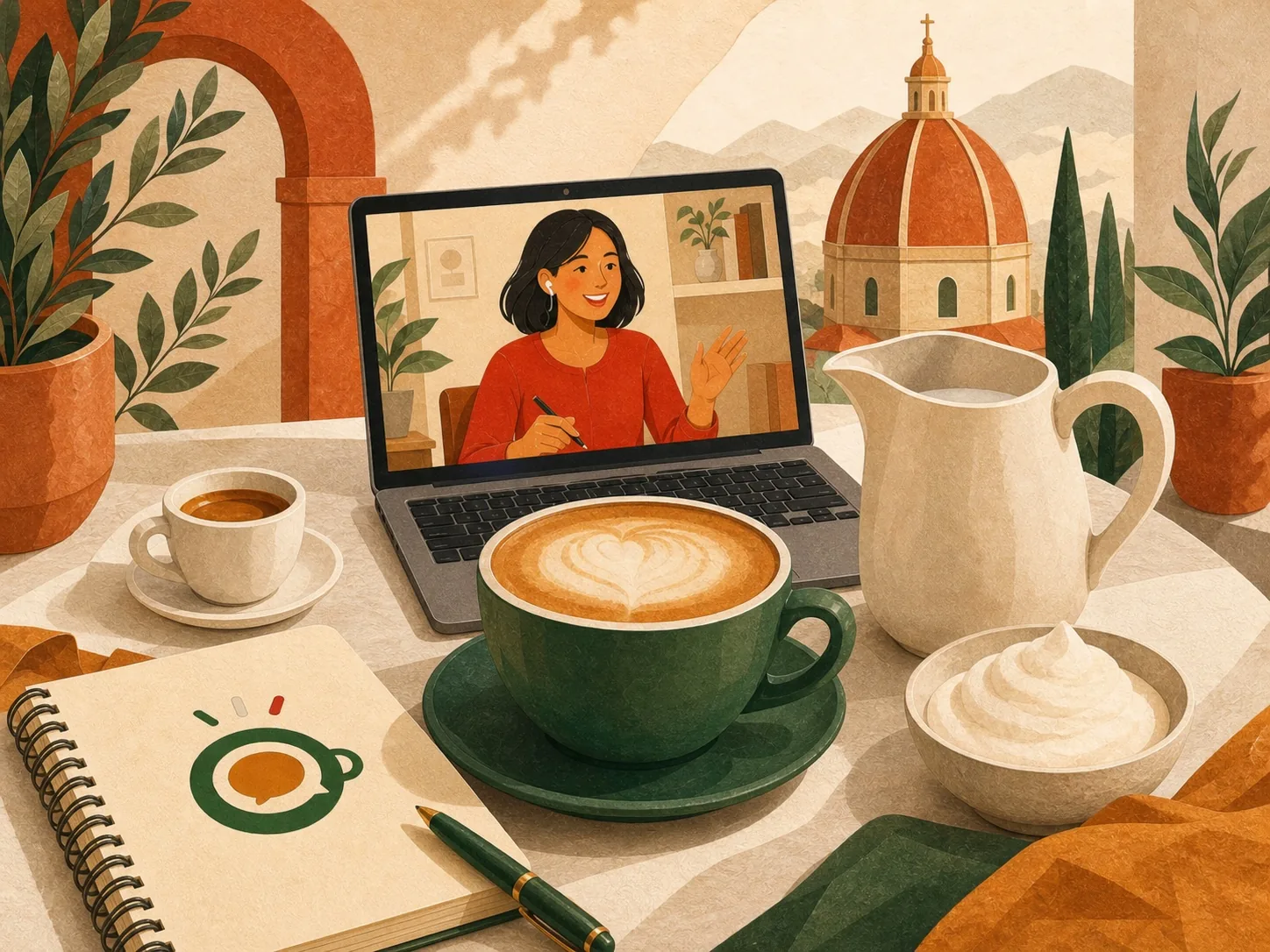 Cappuccinotes lesson method